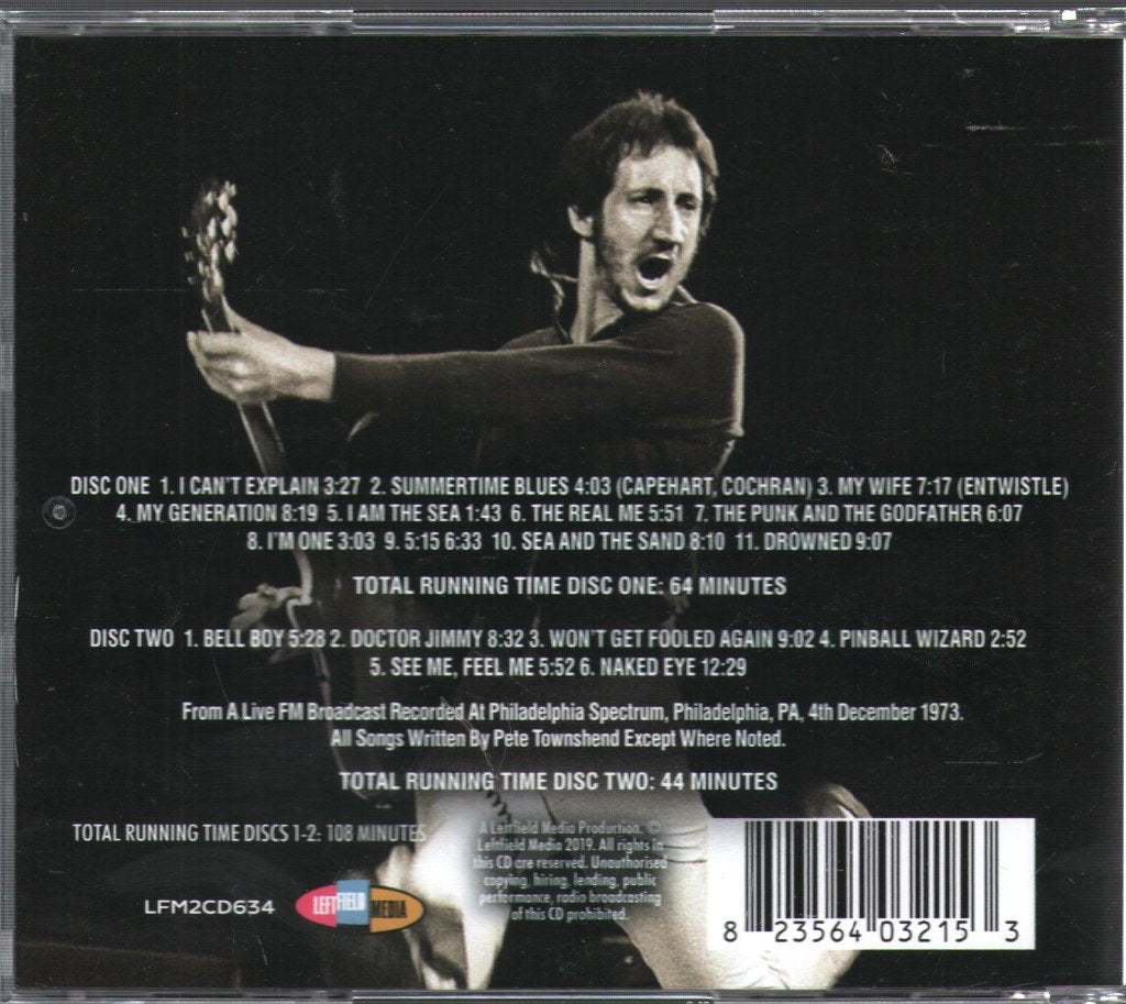 Who - Philadelphia: 1973 Broadcast Recording - Double Cd