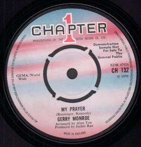 Gerry Monroe - My Prayer - 7 Inch
