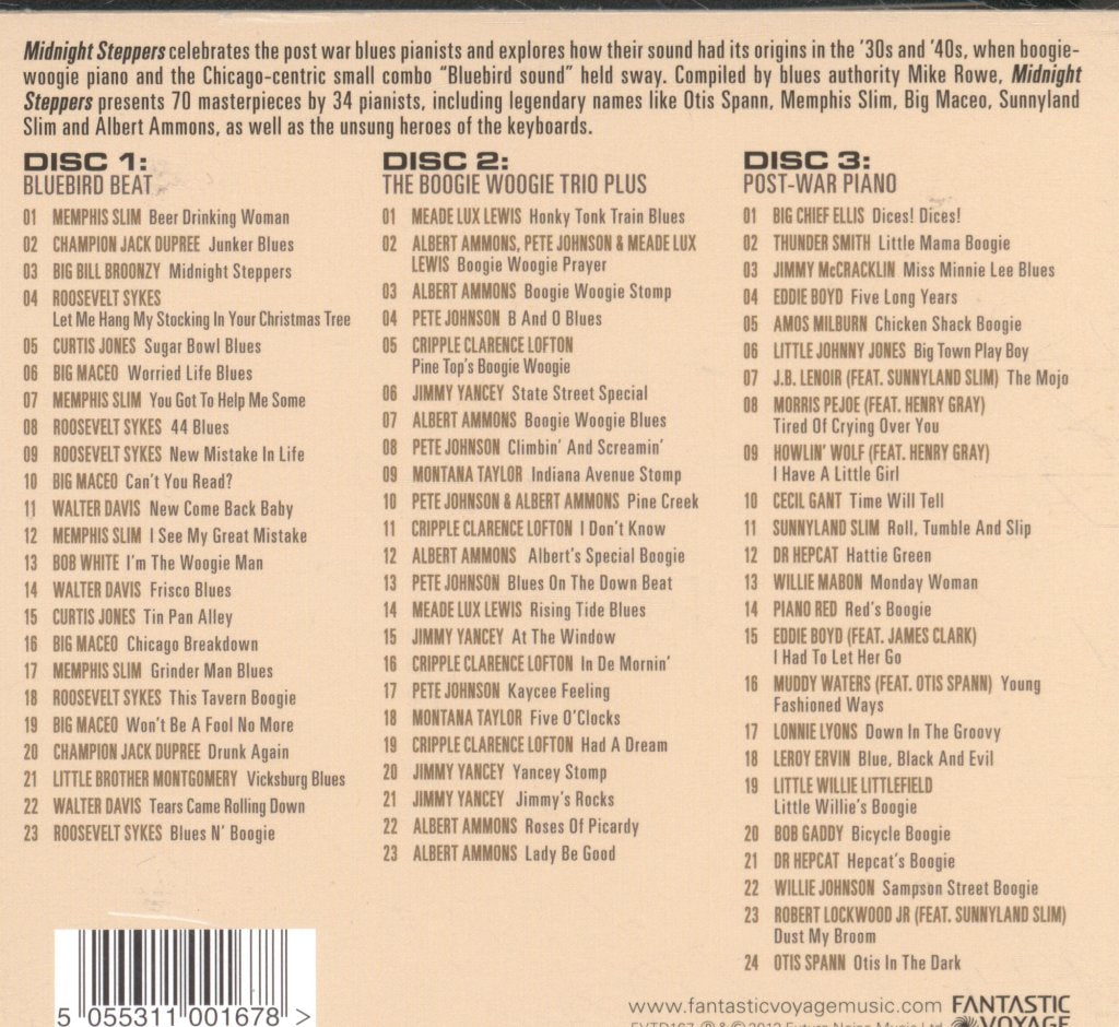 Various Artists - Midnight Steppers - Triple Cd