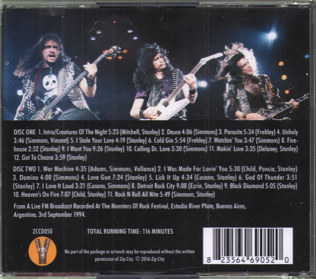 Kiss - Buenos Aires 1994 - Double Cd