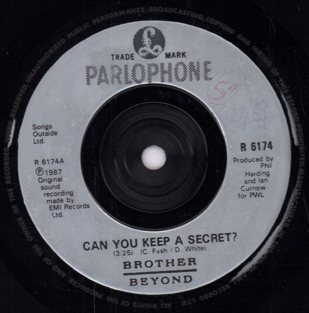 Brother Beyond - Can You Keep A Secret - 7 Inch