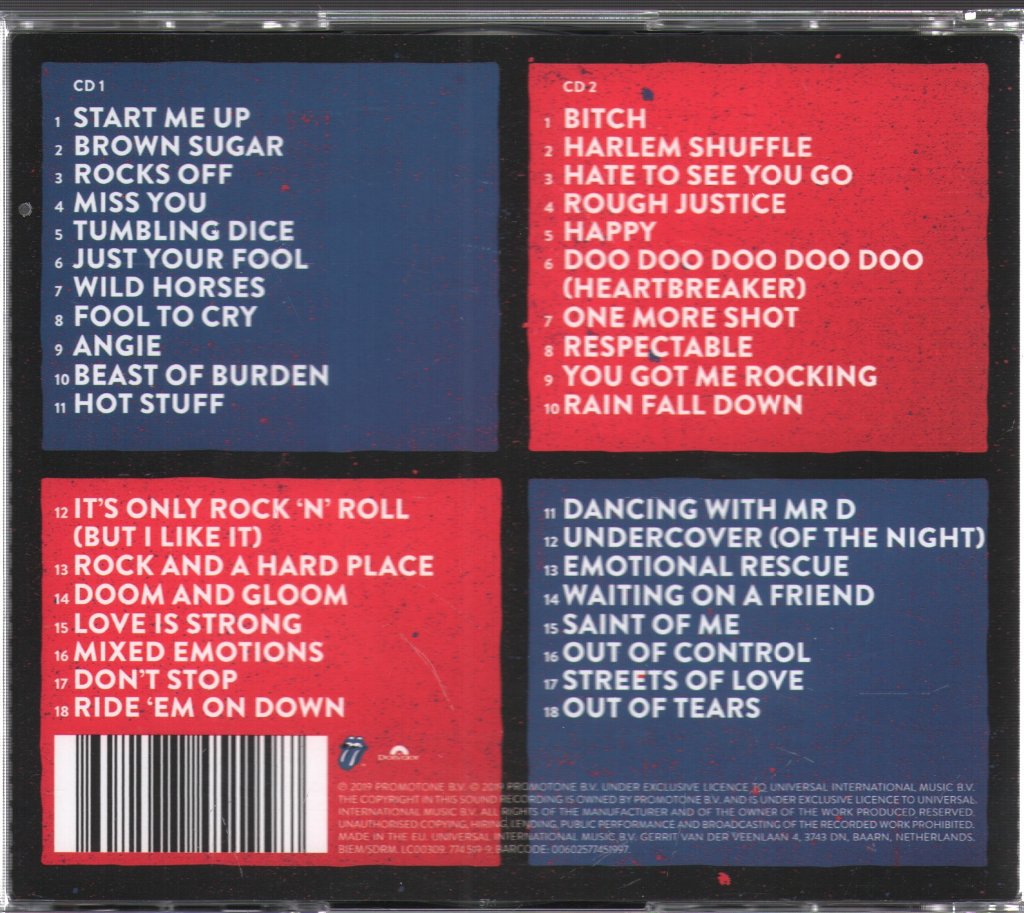 Rolling Stones - Honk - Double Cd