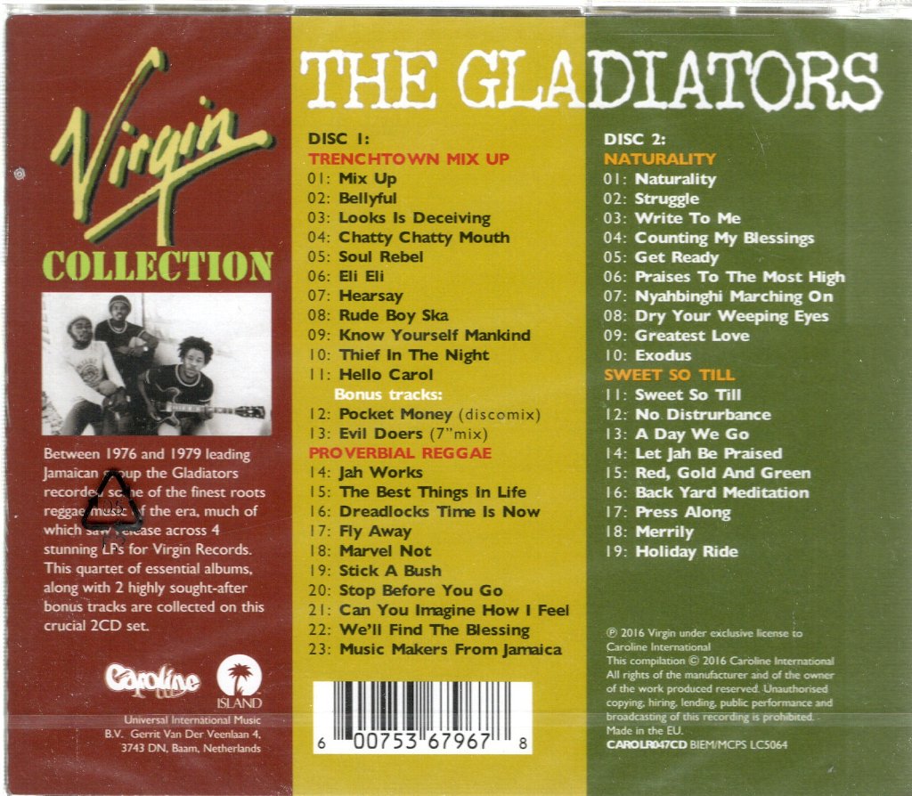 Gladiators - Virgin Collection - Double Cd