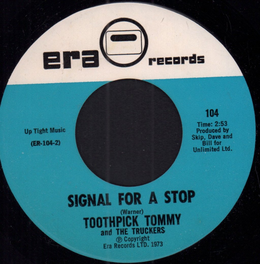 Toothpick Tommy And The Truckers - Bip Bop - 7 Inch