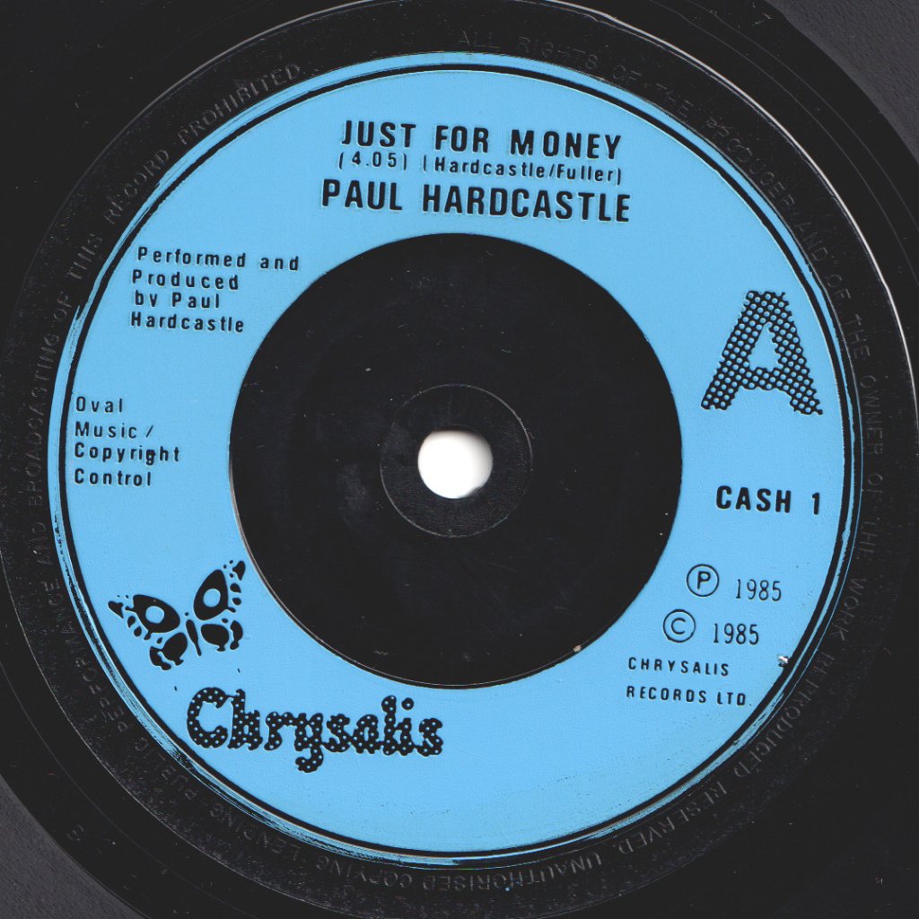 Paul Hardcastle - Just For Money - 7 Inch