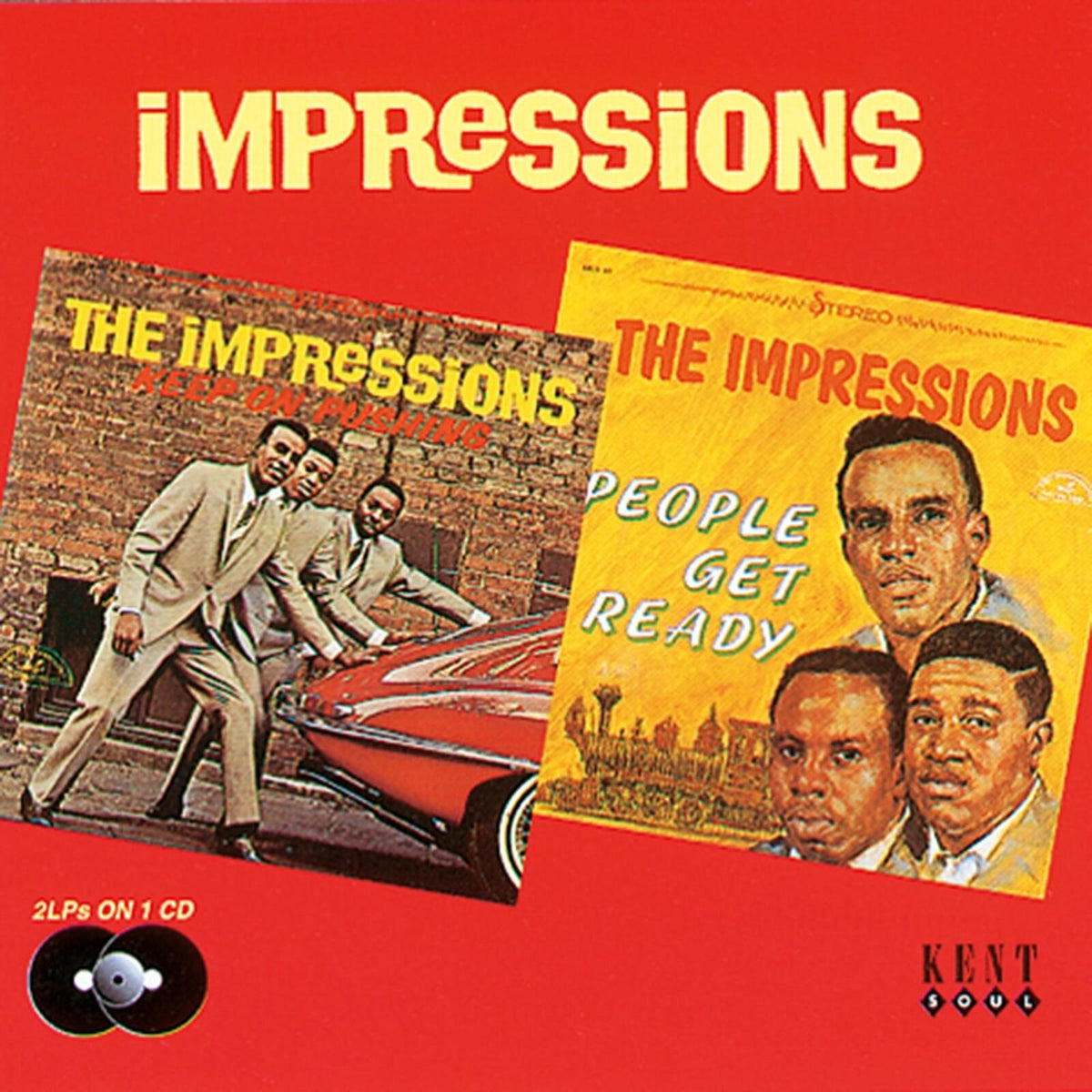 Impressions - Keep On Pushing / People Get Ready - Cd
