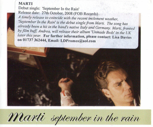 marti - September In The Rain - Cd