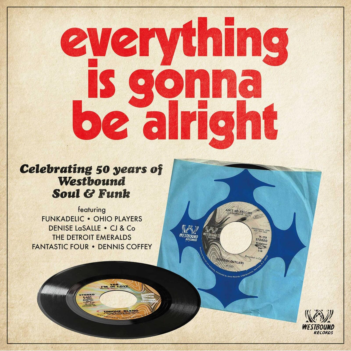 Various Artists - Everything Is Gonna Be Alright ~ Celebrating 50 Years of Westbound Soul & Funk - Cd