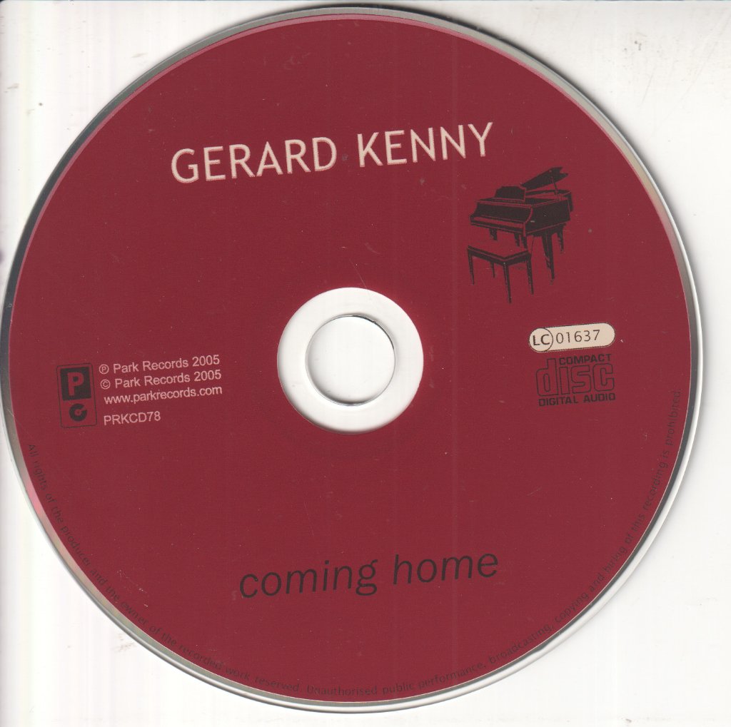 Gerard Kenny - Coming Home - Cd