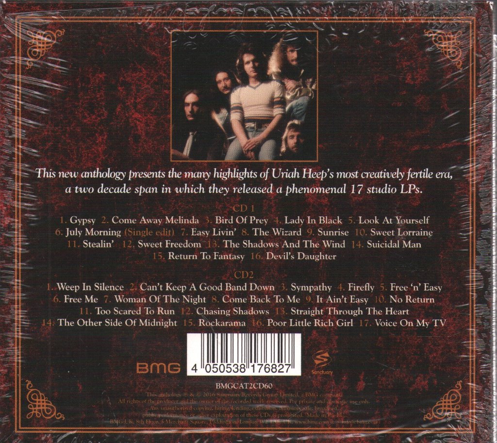 Uriah Heep - Your Turn To Remember · The Definitive Anthology 1970–1990 - Cd Set