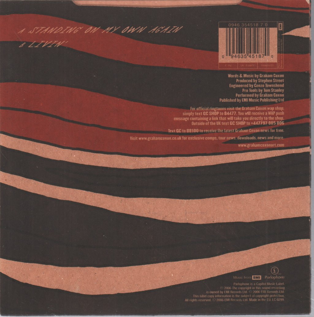 Graham Coxon - Standing On My Own Again - Double 7 Inch