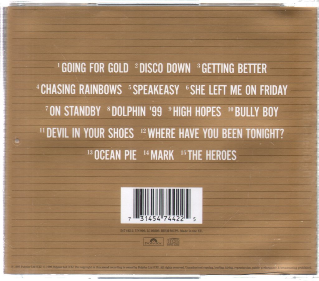 Shed Seven - Going For Gold - Cd