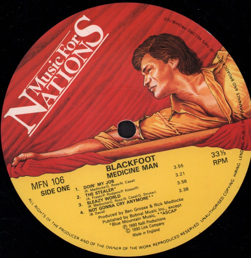 Blackfoot - Medicine Man - Lp