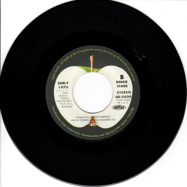 Ringo Starr - It Don't Come Easy / Early 1970 - 7 Inch