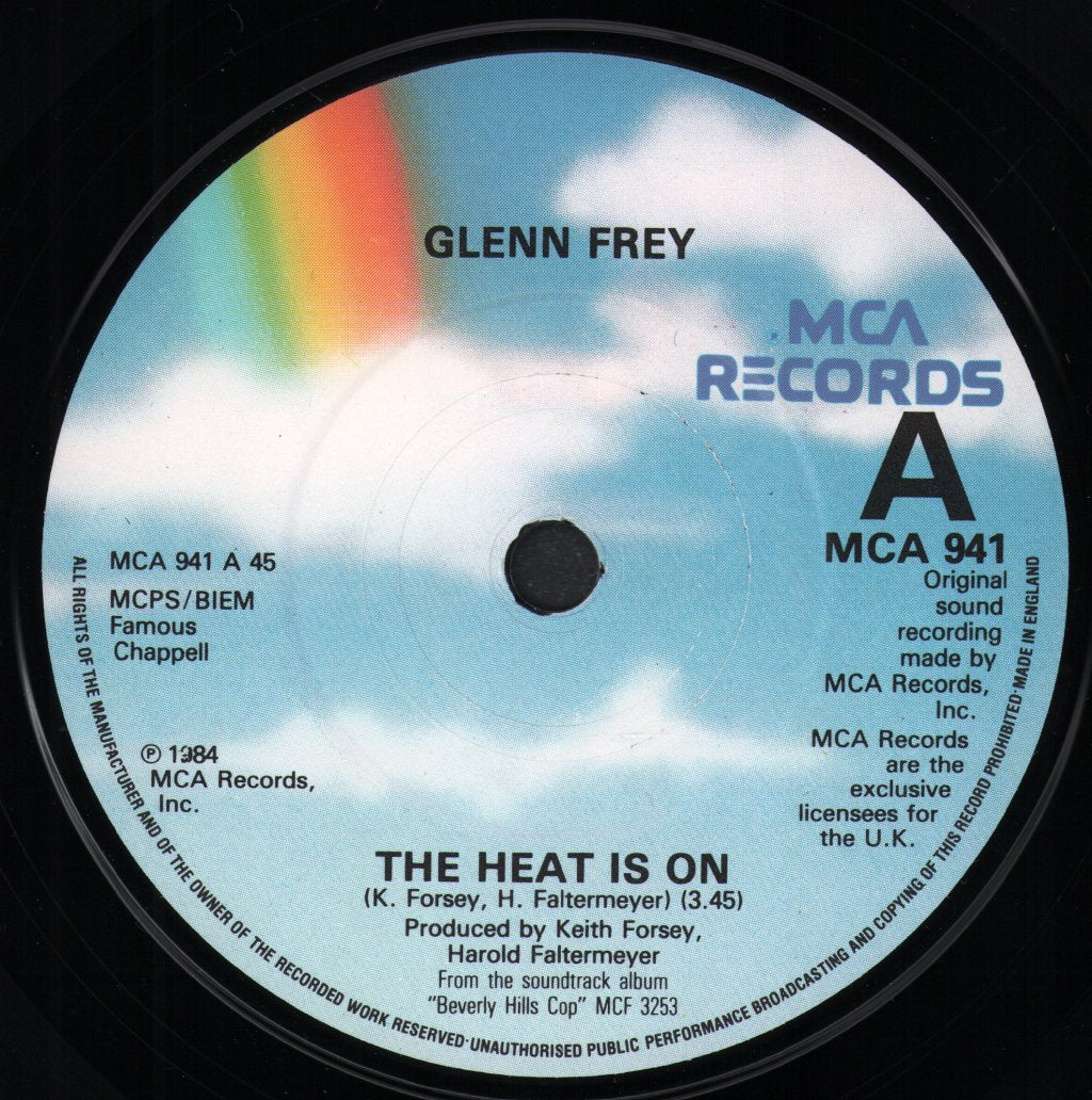 Glenn Frey - Heat Is On - 7 Inch