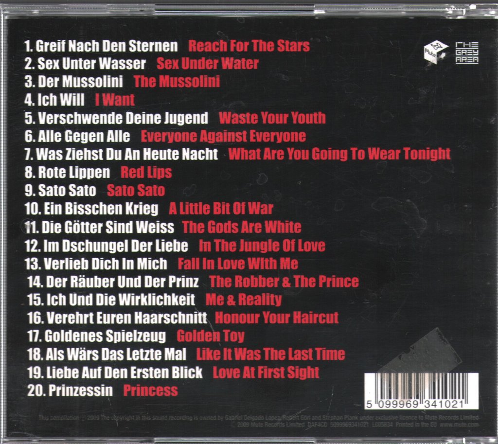 Deutsch Amerikanische Freundschaft - Das Beste Von DAF - Deutsch Amerikanischen Freundschaft - Cd