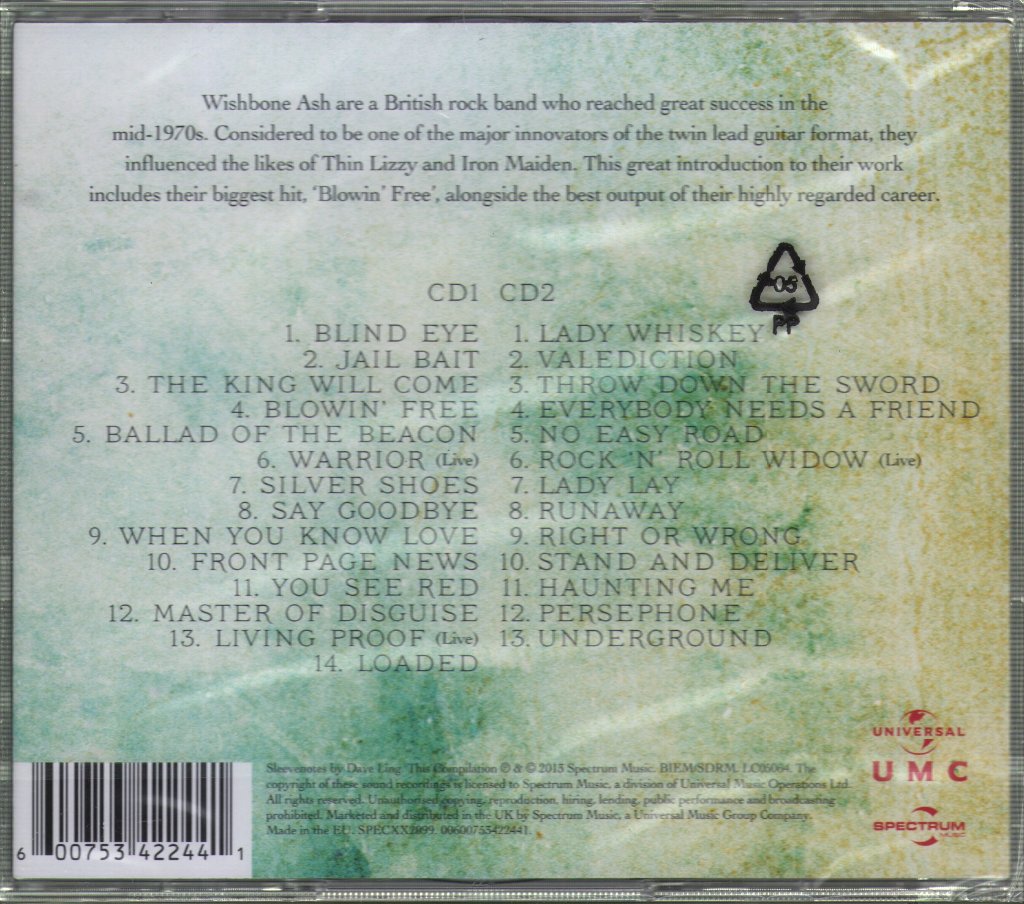 Wishbone Ash - Essential Collection - Double Cd