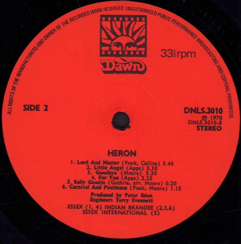 Heron (70'S Folk Group) - Heron - Lp