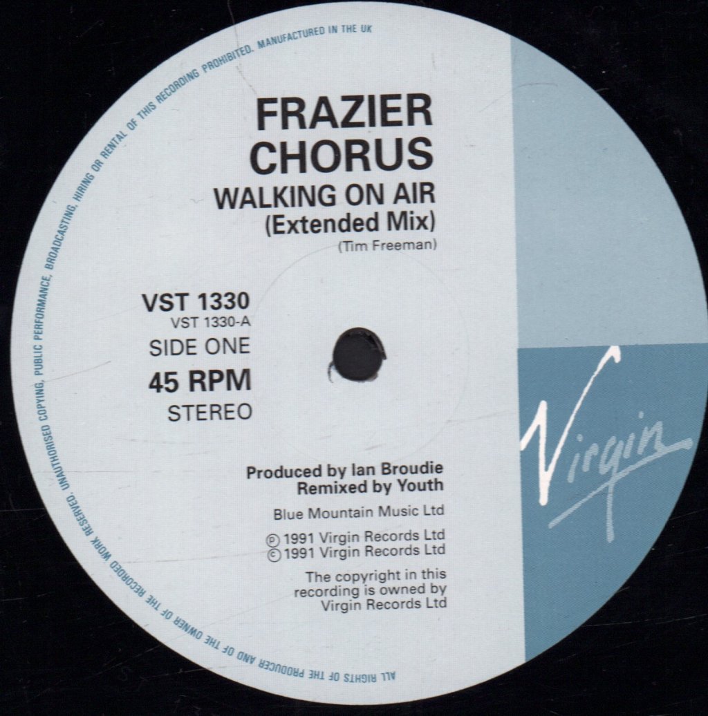 Frazier Chorus - Walking On Air - 12 Inch