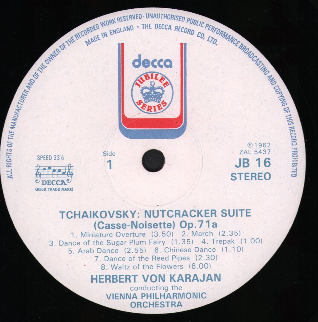Herbert von Karajan / Vienna Philharmonic Orchestra - Tchaikovsky - Nutcracker Suite / Grieg - Music From Peer Gynt - Lp