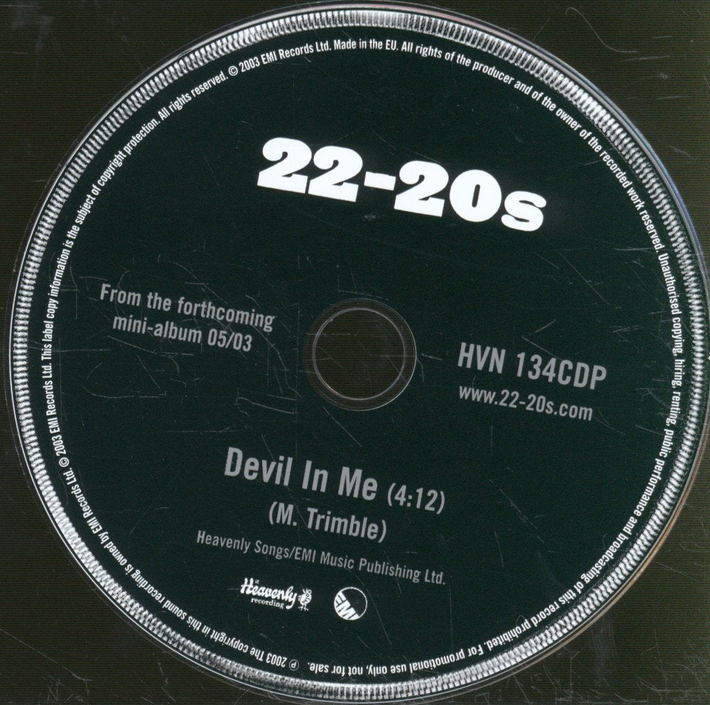 22-20s - Devil In Me - Cd