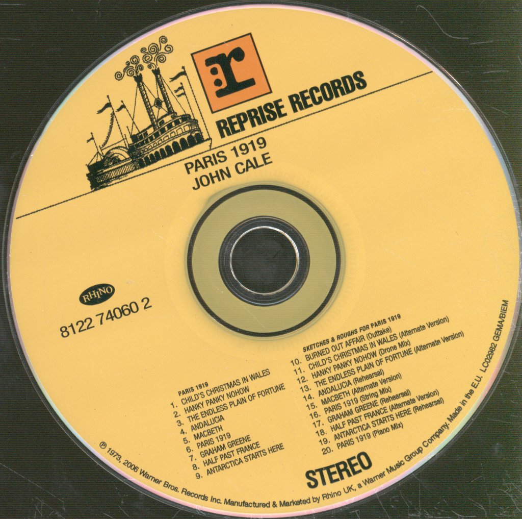 John Cale - Paris 1919 - Cd