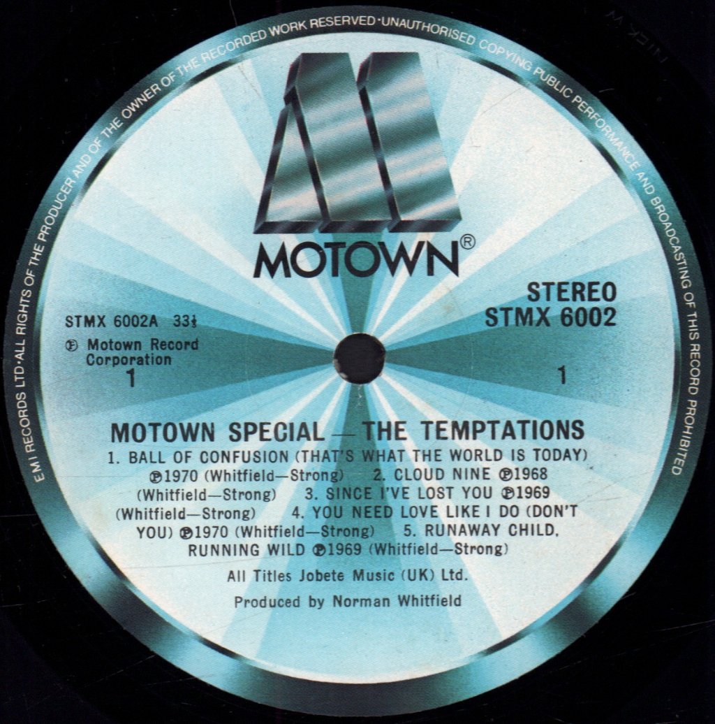 Temptations - Motown Special - Lp