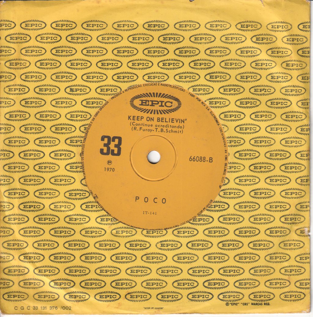 Poco - You Better Think Twice - 7 Inch