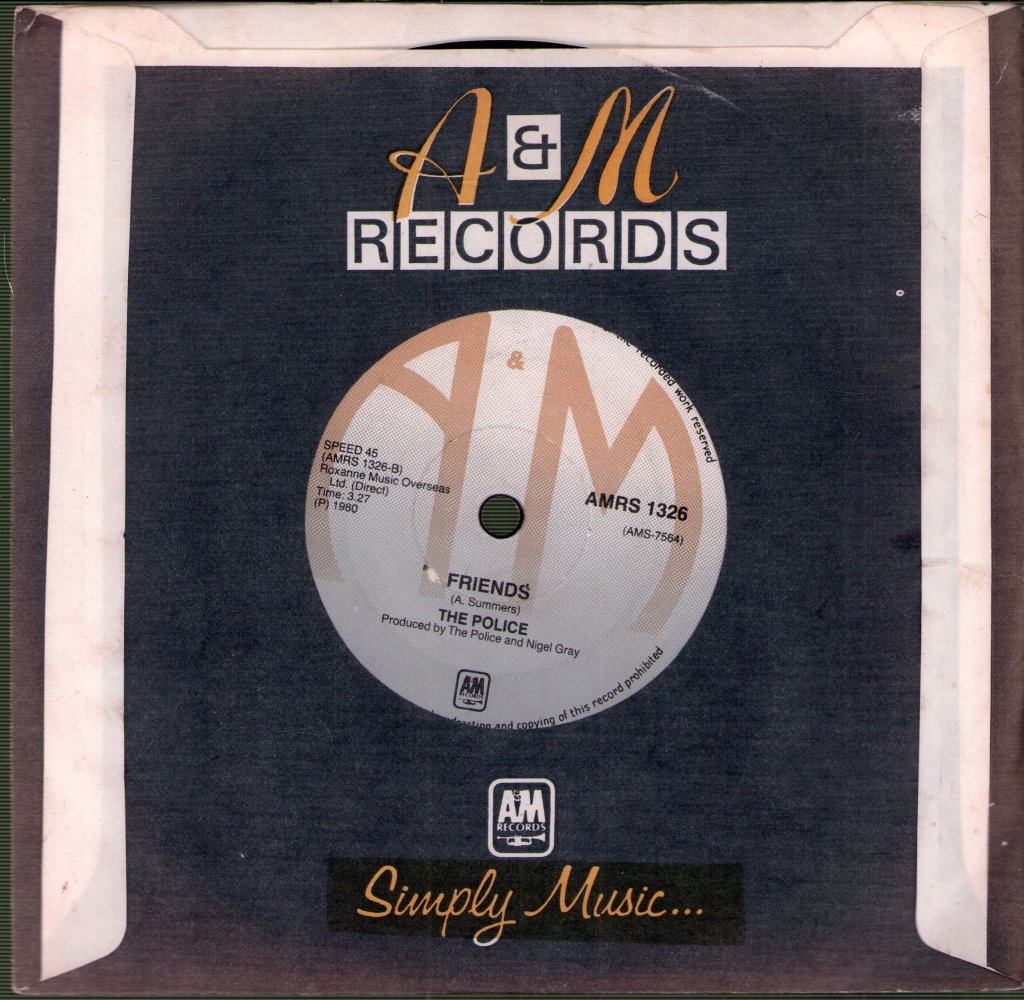 Police - Don't Stand So Close To Me - 7 Inch