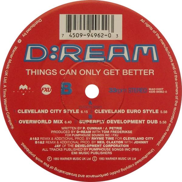 D:Ream - Things Can Only Get Better - 12 Inch
