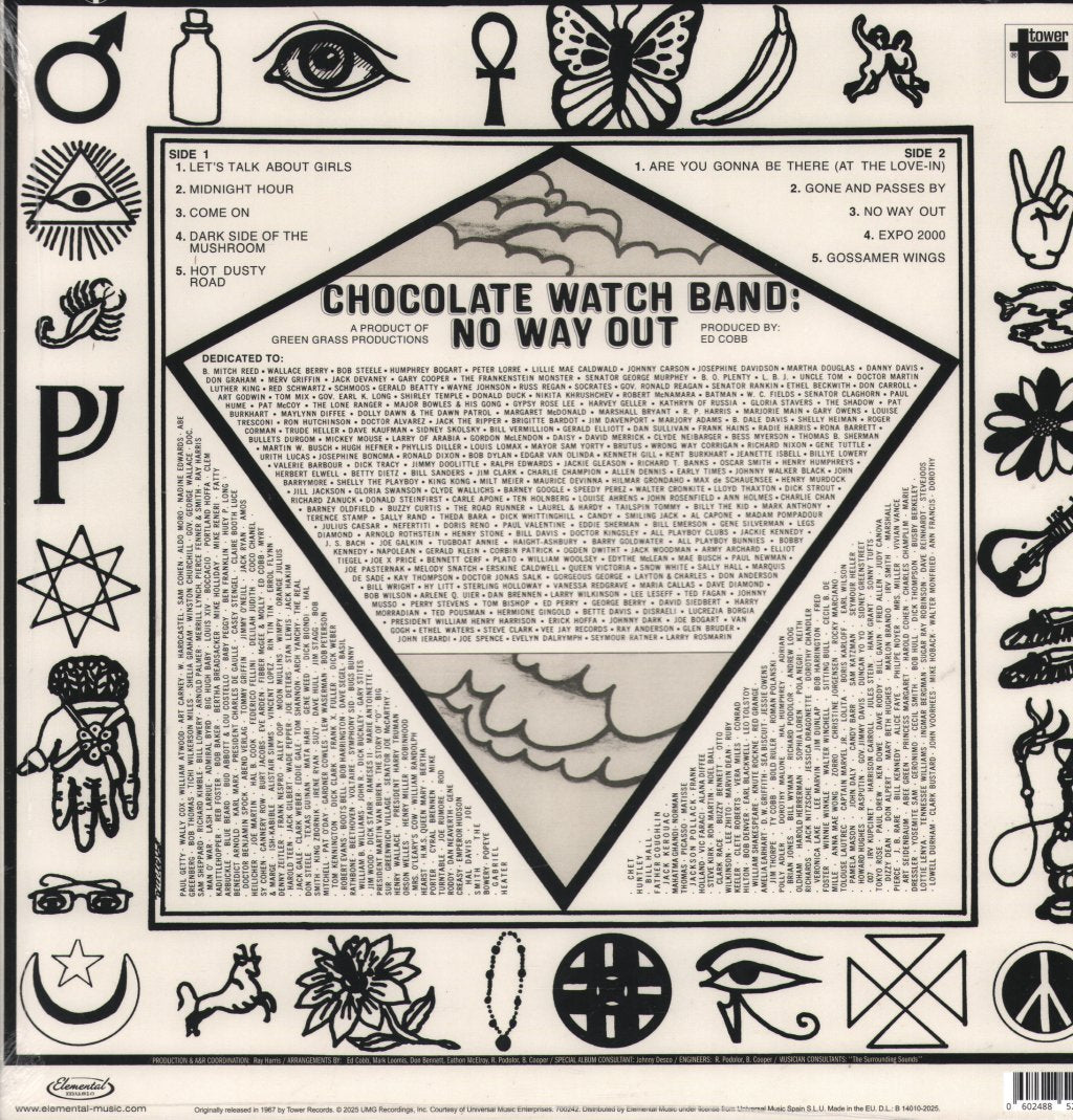 Chocolate Watchband - No Way Out - Lp