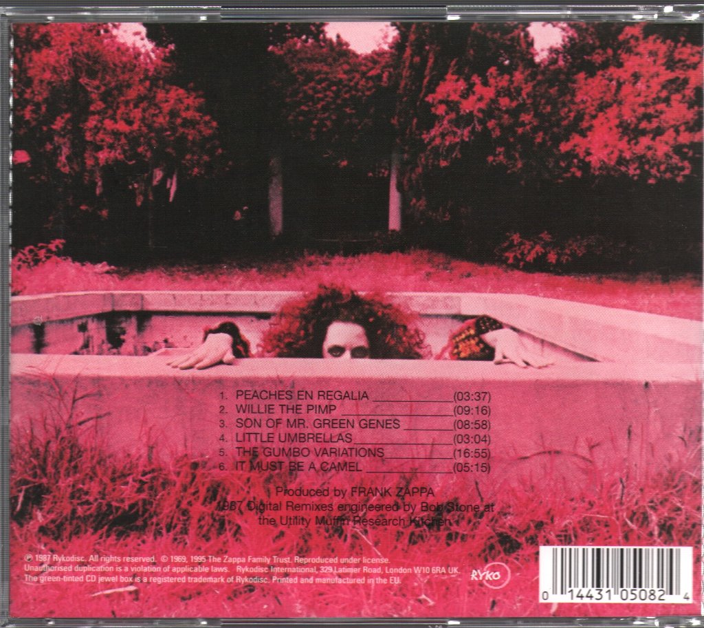 Frank Zappa - Hot Rats - Cd