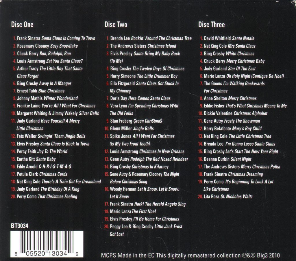 Various Artists - 60 Christmas Crackers - Triple Cd