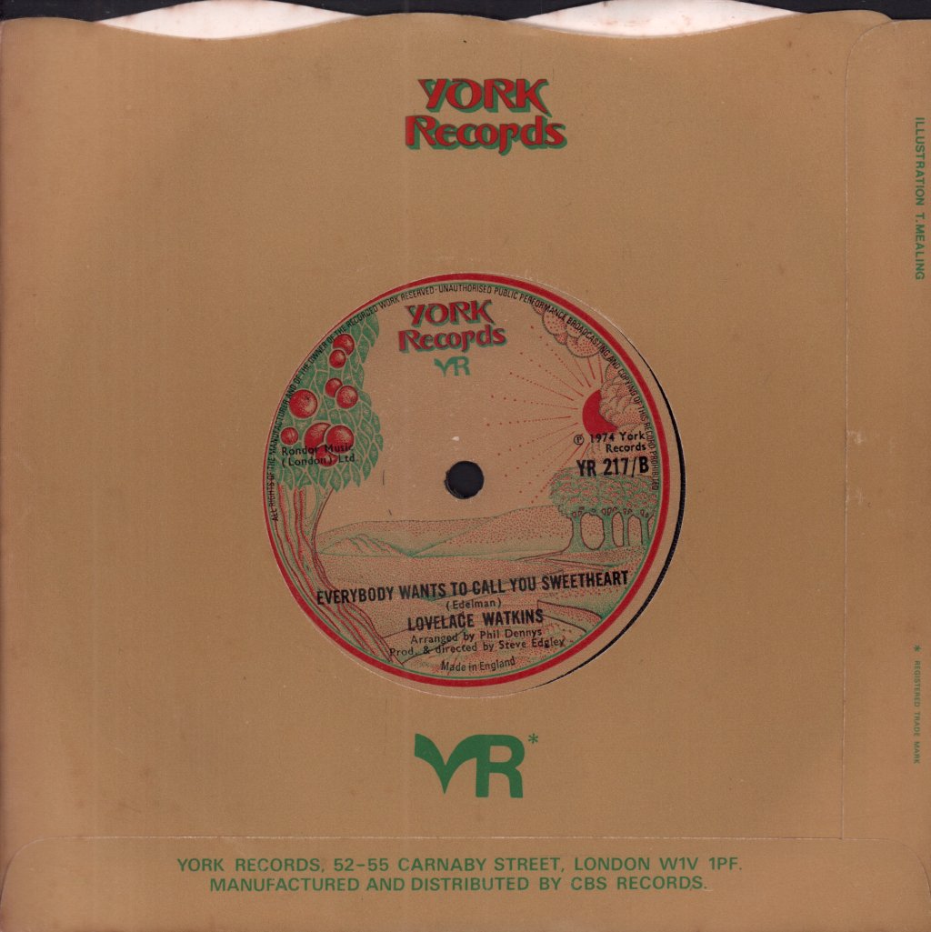 Lovelace Watkins - Way I Am - 7 Inch