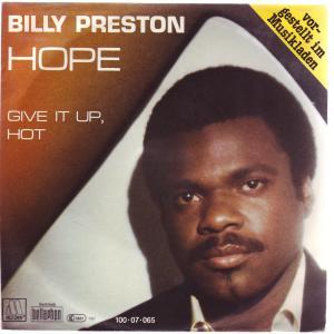 Billy Preston - Hope - 7 Inch