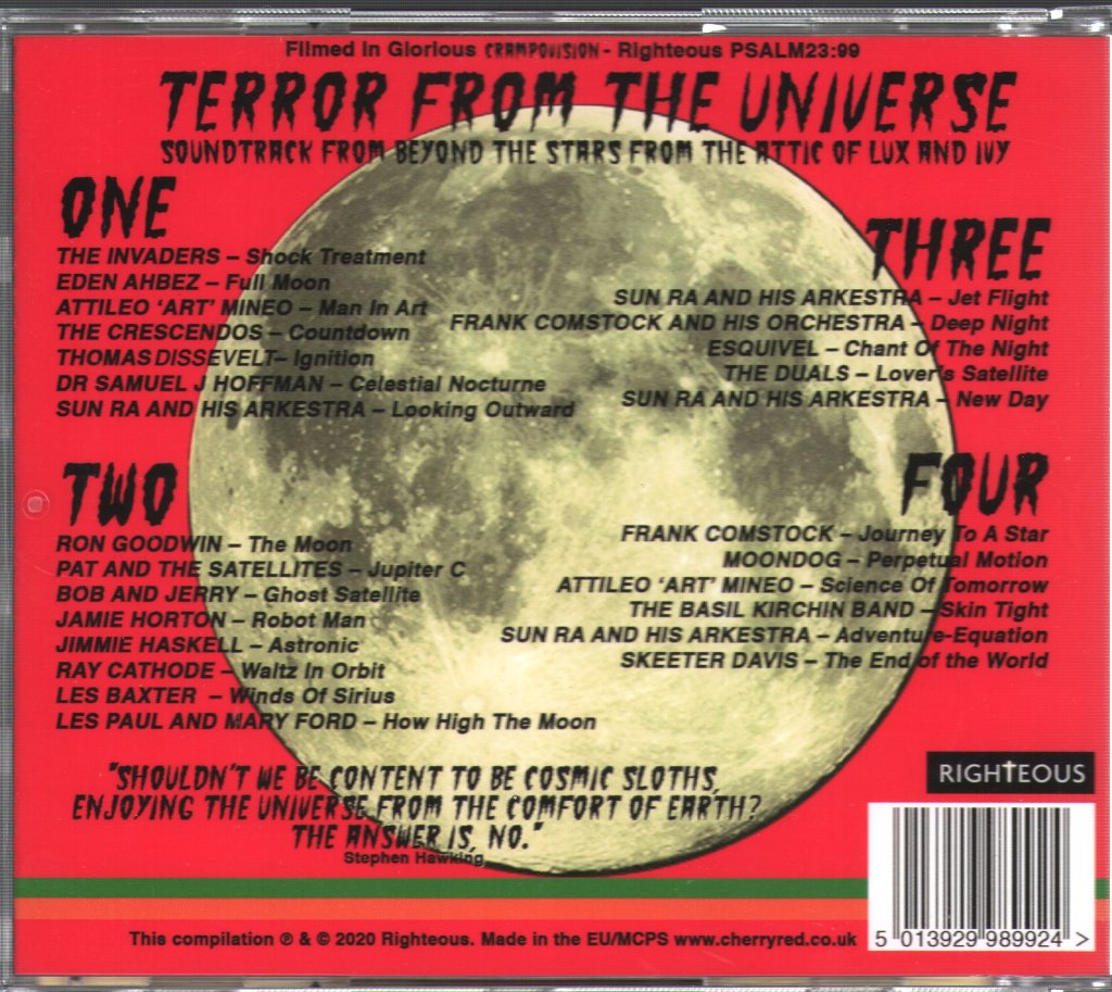 Various Artists - Terror From The Universe - Cd