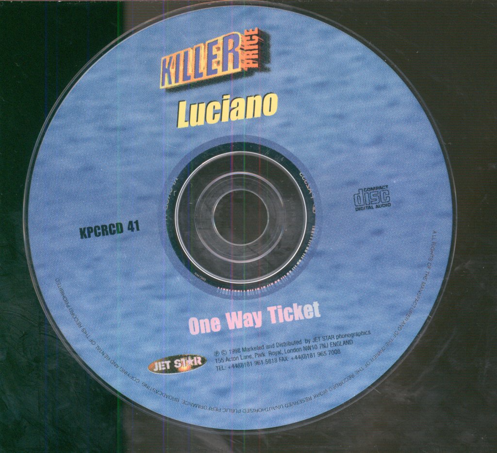 Luciano - One Way Ticket - Cd