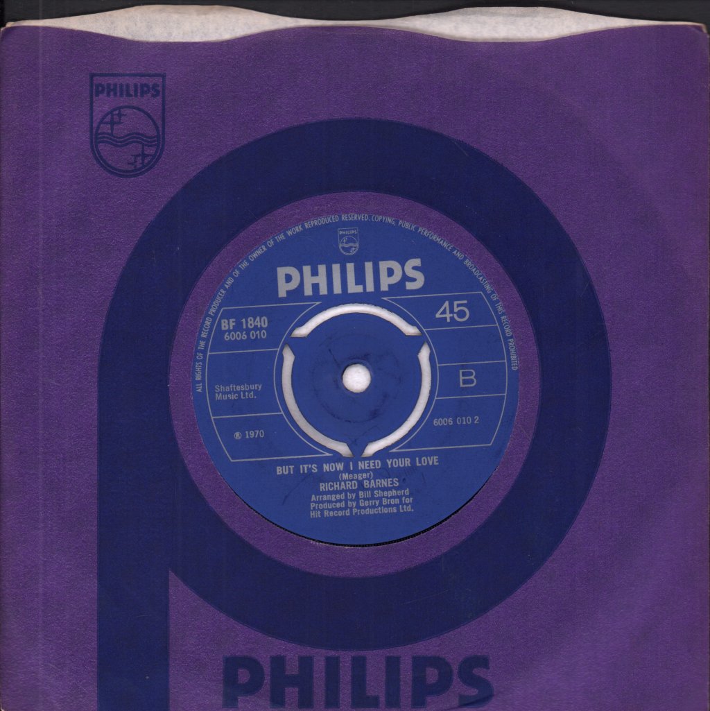 Richard Barnes - Take To The Mountains - 7 Inch