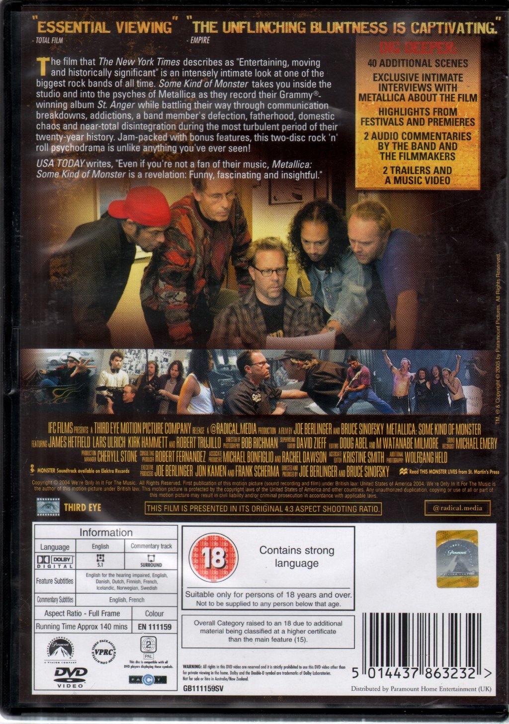 Metallica - Some Kind Of Monster - Double Dvd