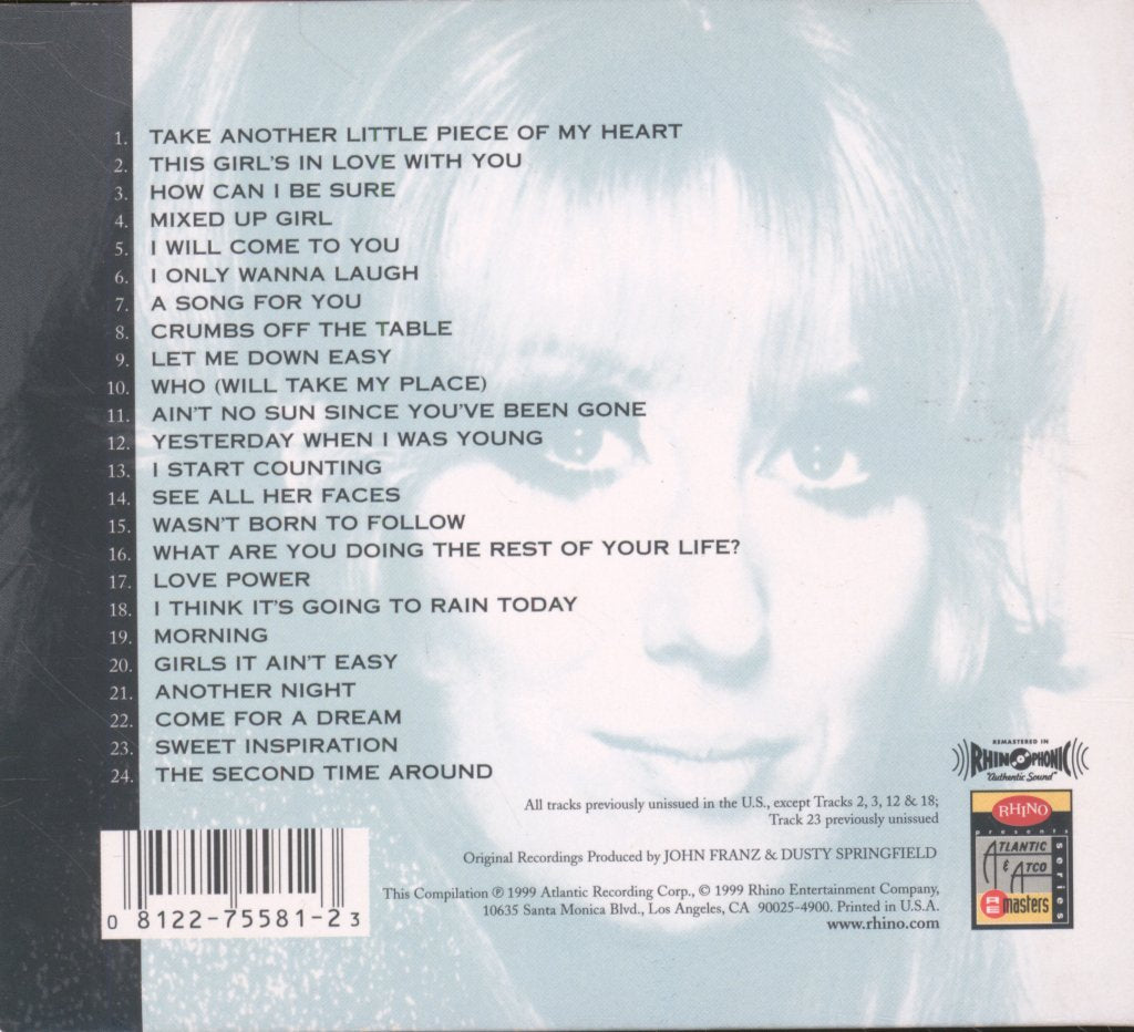 Dusty Springfield - Dusty In London - Cd