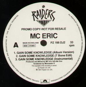 Mc Eric - Gain Some Knowledge - 12 Inch