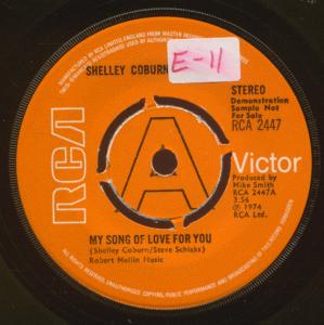 Shelley Coburn - My Song Of Love For You - 7 Inch