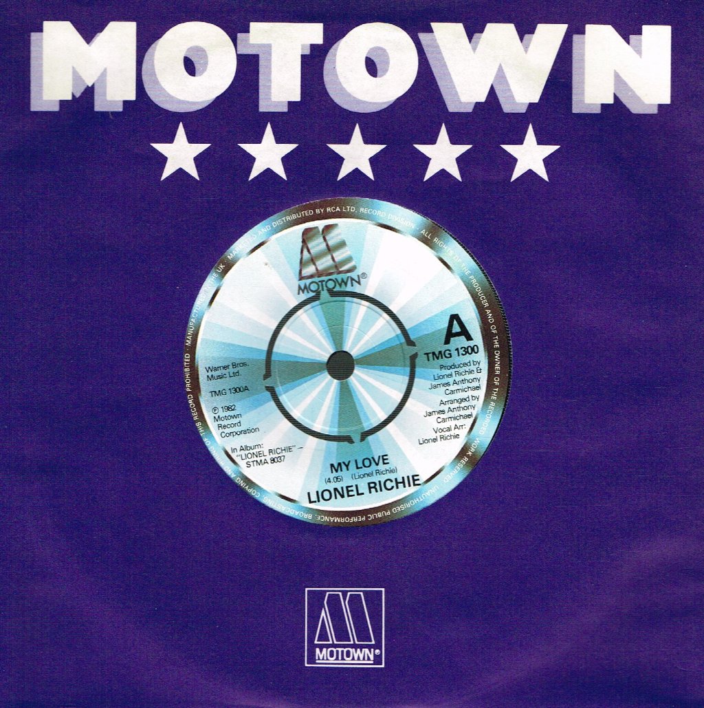 Lionel Richie - My Love - 7 Inch