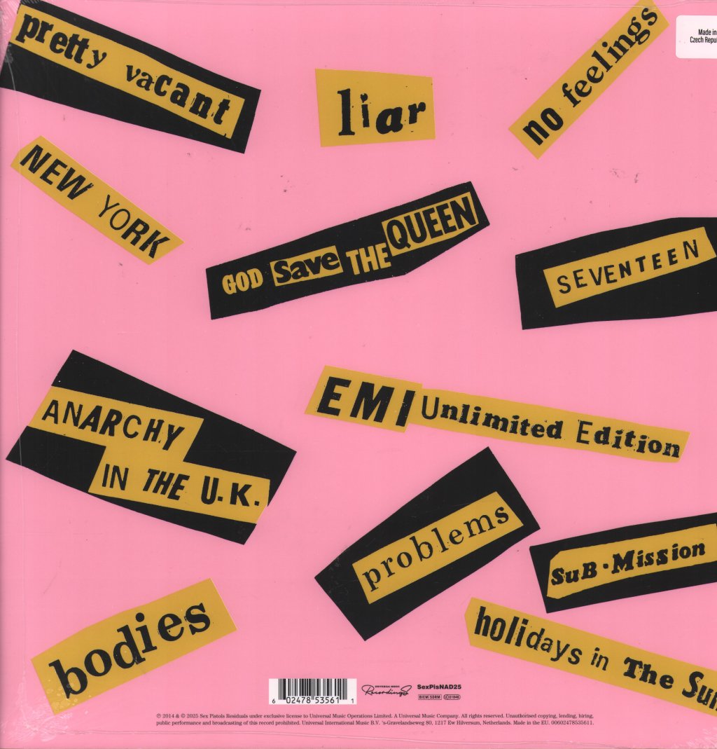 Sex Pistols - Never Mind The Bollocks (National Album Day 2025) - Lp