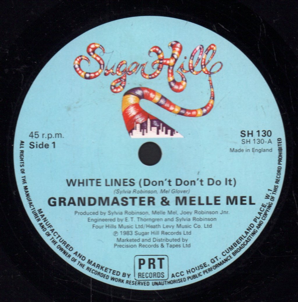 Grandmaster Flash And Melle Mel - White Lines (Don't Don't Do It) - 7 Inch