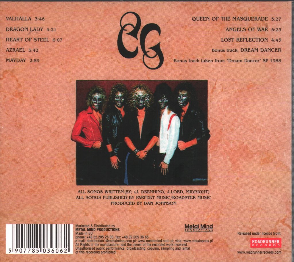 Crimson Glory - In Dark Places... 1986 - 2000 - Cd Set