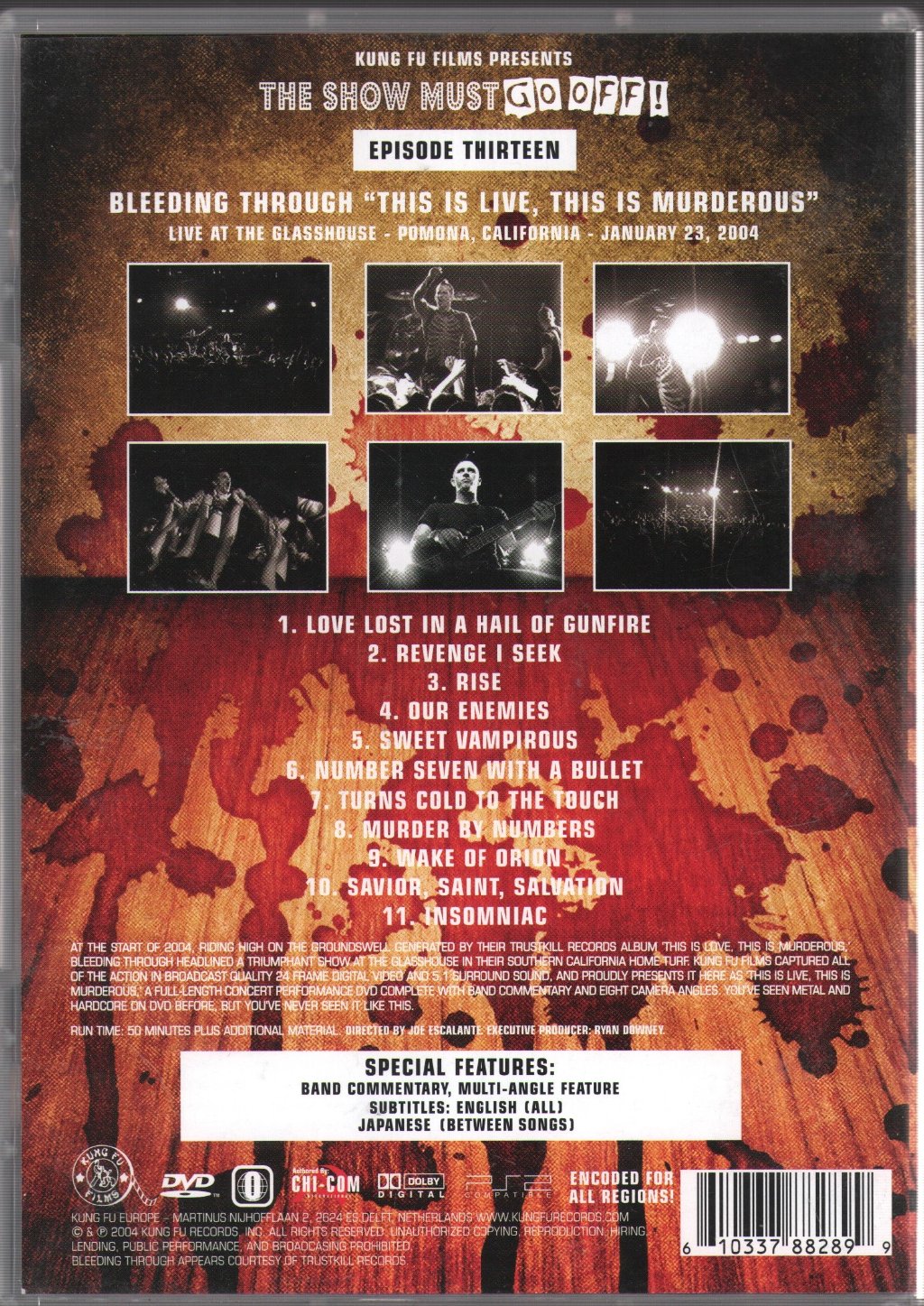 Bleeding Through - This Is Live, This Is Murderous (Live At The Glasshouse) - Dvd