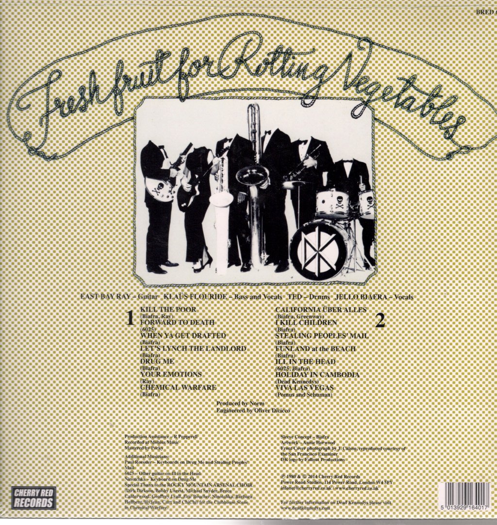 Dead Kennedys - Fresh Fruit For Rotting Vegetables - Lp