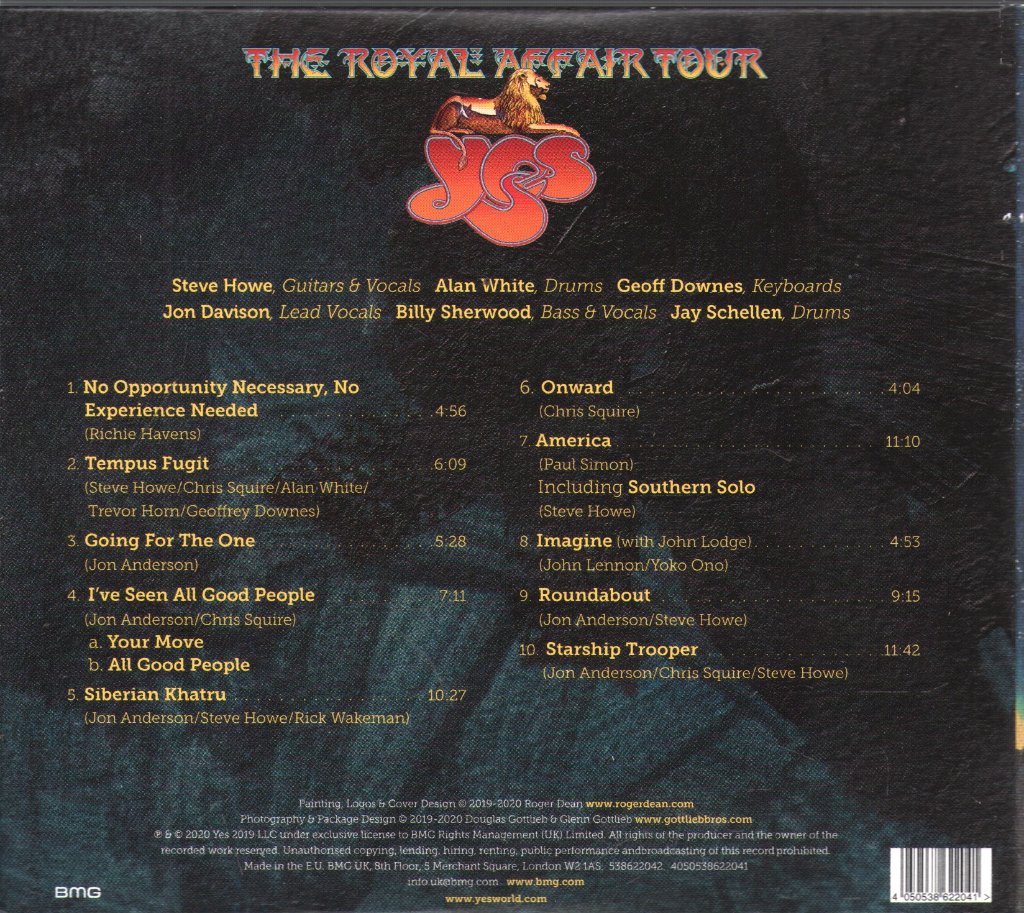 Yes - Royal Affair Tour: Live From Las Vegas - Cd