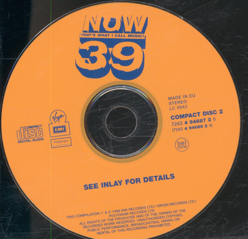 Various Artists - Now That's What I Call Music! 39 - Double Cd